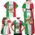 Sicilian Revolution of 1848 Family Matching Off Shoulder Maxi Dress and Hawaiian Shirt Bandiera del Regno di Sicilia 1848-1849 LT9 - Wonder Print Shop