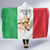 Sicilian Revolution of 1848 Hooded Blanket Bandiera del Regno di Sicilia 1848-1849
