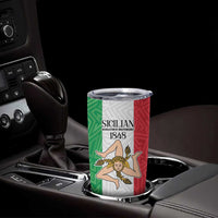 Sicilian Revolution of 1848 Tumbler Cup Bandiera del Regno di Sicilia 1848-1849 - Wonder Print Shop