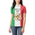 Sicilian Revolution of 1848 Women Polo Shirt Bandiera del Regno di Sicilia 1848-1849 - Wonder Print Shop