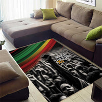 Make His-Herstories Area Rug Black Power Hand and Pan-African Flag LT9 - Wonder Print Shop