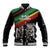 Make His-Herstories Baseball Jacket Black Power Hand and Pan-African Flag LT9 - Wonder Print Shop