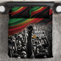 Make His-Herstories Bedding Set Black Power Hand and Pan-African Flag LT9 - Wonder Print Shop