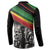 Make His-Herstories Button Sweatshirt Black Power Hand and Pan-African Flag LT9 - Wonder Print Shop