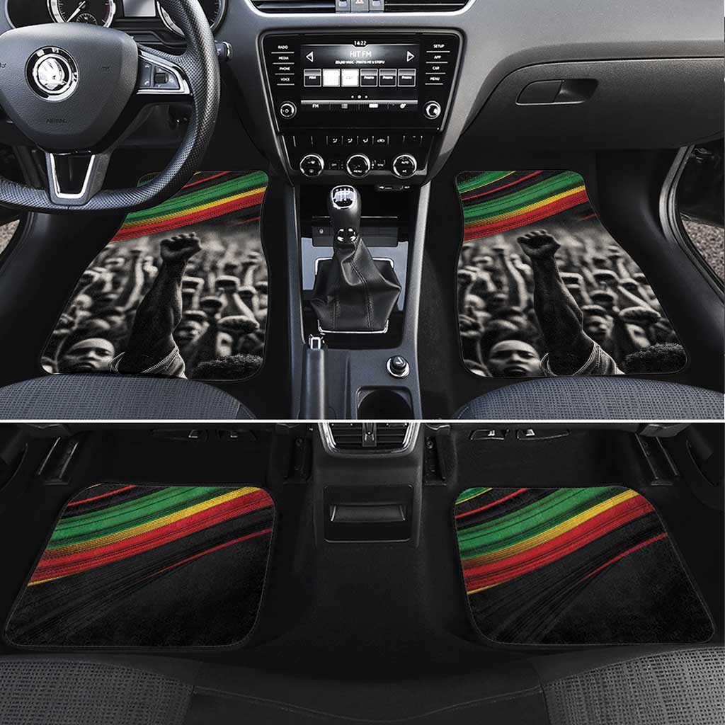 Make His-Herstories Car Mats Black Power Hand and Pan-African Flag LT9 - Wonder Print Shop