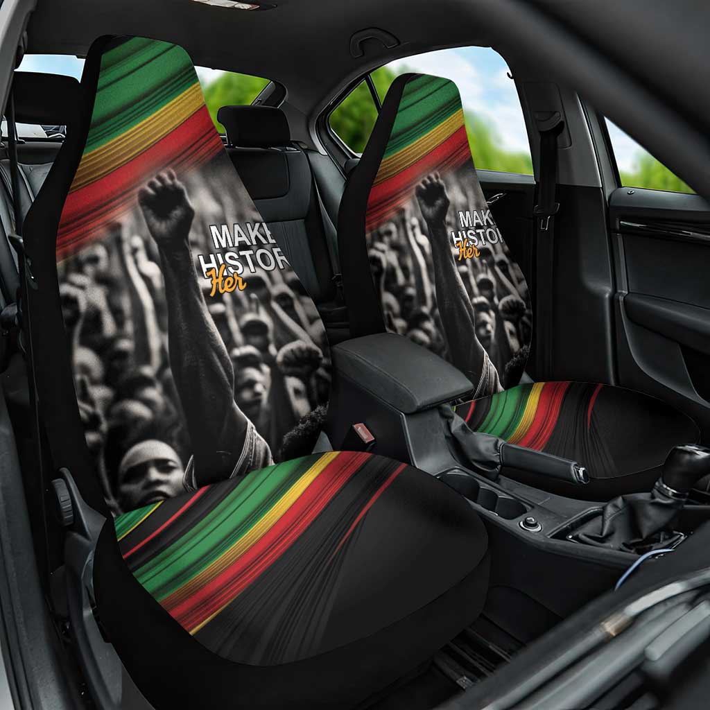 Make His-Herstories Car Seat Cover Black Power Hand and Pan-African Flag LT9 - Wonder Print Shop