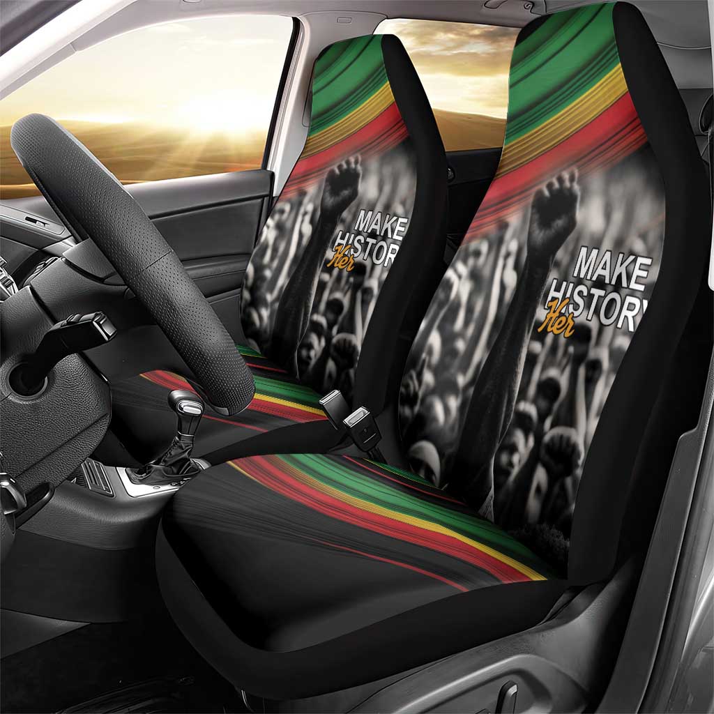 Make His-Herstories Car Seat Cover Black Power Hand and Pan-African Flag LT9 - Wonder Print Shop