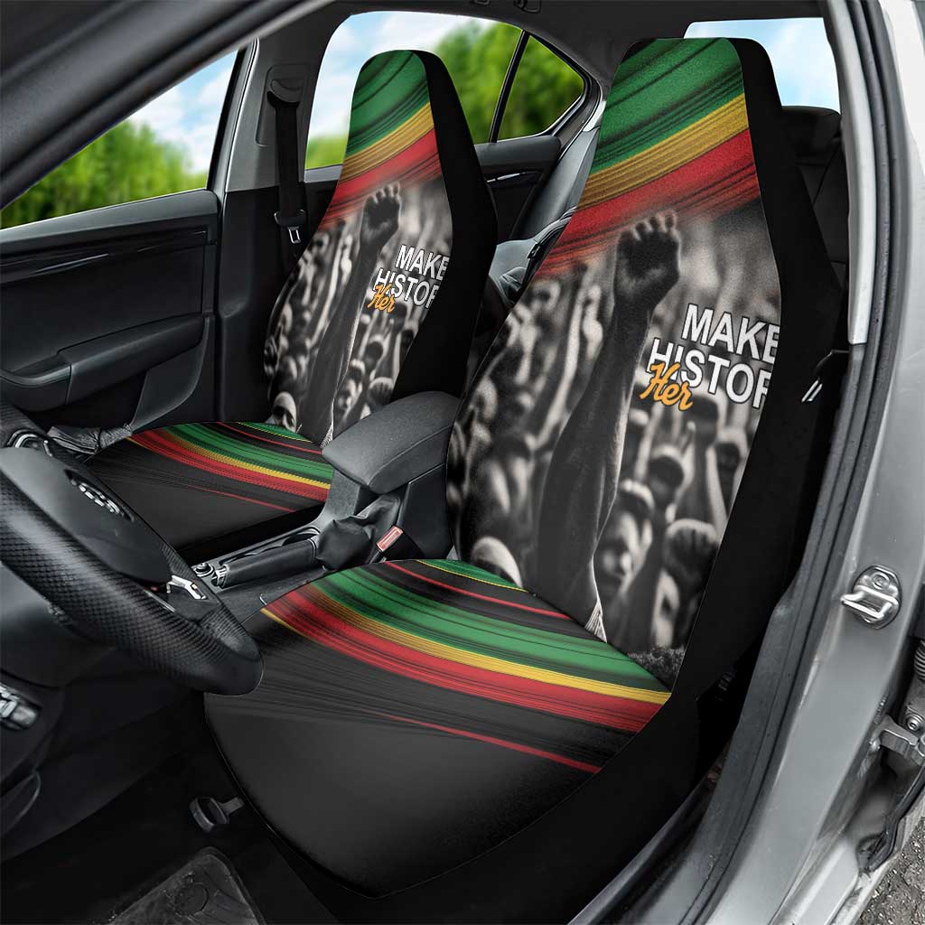 Make His-Herstories Car Seat Cover Black Power Hand and Pan-African Flag LT9 - Wonder Print Shop