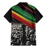 Make His-Herstories Family Matching Mermaid Dress and Hawaiian Shirt Black Power Hand and Pan-African Flag LT9 - Wonder Print Shop