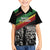 Make His-Herstories Family Matching Off Shoulder Short Dress and Hawaiian Shirt Black Power Hand and Pan-African Flag LT9 - Wonder Print Shop