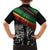 Make His-Herstories Family Matching Short Sleeve Bodycon Dress and Hawaiian Shirt Black Power Hand and Pan-African Flag - Wonder Print Shop