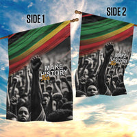 Make His-Herstories Garden Flag Black Power Hand and Pan-African Flag - Wonder Print Shop
