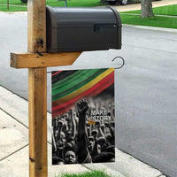 Make His-Herstories Garden Flag Black Power Hand and Pan-African Flag - Wonder Print Shop