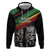 Make His-Herstories Hoodie Black Power Hand and Pan-African Flag - Wonder Print Shop