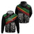 Make His-Herstories Hoodie Black Power Hand and Pan-African Flag - Wonder Print Shop