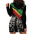 Make His-Herstories Hoodie Dress Black Power Hand and Pan-African Flag - Wonder Print Shop