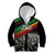 Make His-Herstories Kid Hoodie Black Power Hand and Pan-African Flag - Wonder Print Shop