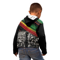 Make His-Herstories Kid Hoodie Black Power Hand and Pan-African Flag - Wonder Print Shop