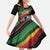 Make His-Herstories Kid Short Sleeve Dress Black Power Hand and Pan-African Flag - Wonder Print Shop