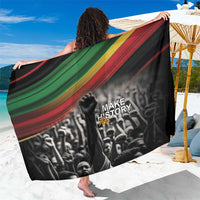 Make His-Herstories Sarong Black Power Hand and Pan-African Flag - Wonder Print Shop