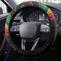 Make His-Herstories Steering Wheel Cover Black Power Hand and Pan-African Flag - Wonder Print Shop