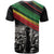 Make His-Herstories T Shirt Black Power Hand and Pan-African Flag - Wonder Print Shop