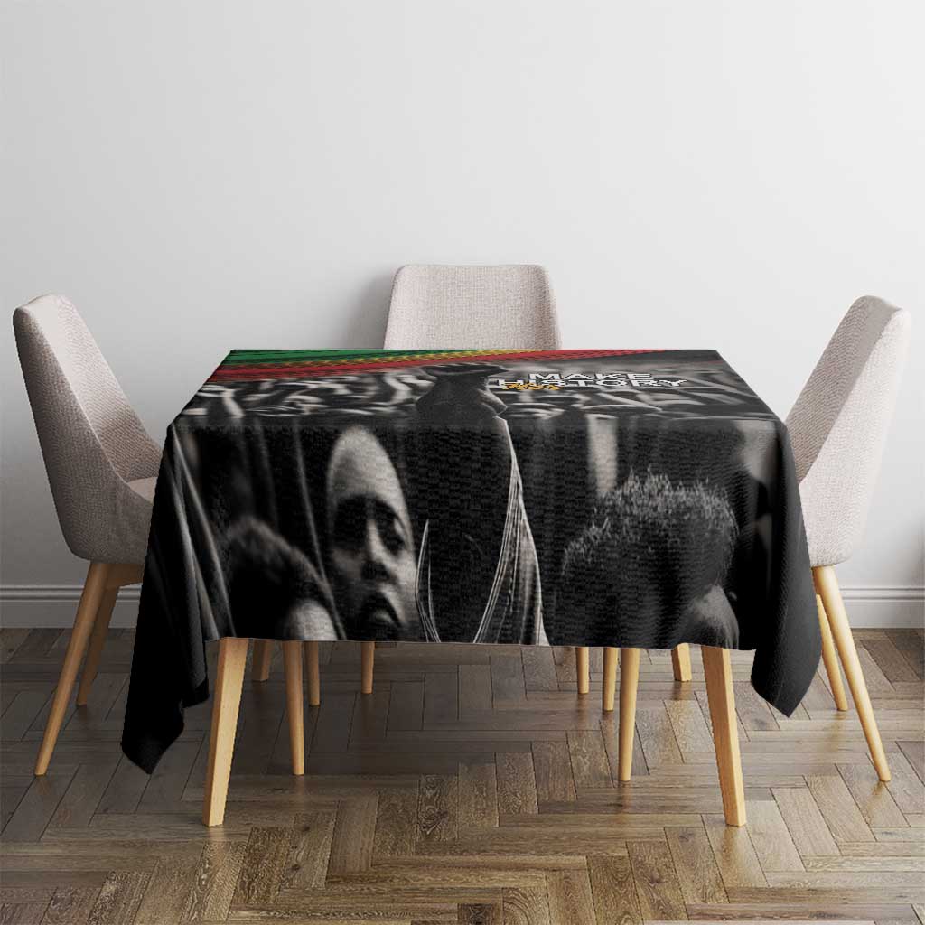 Make His-Herstories Tablecloth Black Power Hand and Pan-African Flag - Wonder Print Shop