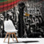 Make His-Herstories Window Curtain Black Power Hand and Pan-African Flag - Wonder Print Shop