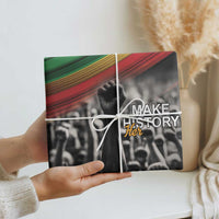 African-American History Month Wrapping Paper Black Power Hand Make His-Herstories - Wonder Print Shop