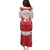 England Rugby Custom Family Matching Puletasi and Hawaiian Shirt English Bull Dog Mascot Sporty