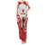 England Rugby Custom Family Matching Tank Maxi Dress and Hawaiian Shirt English Bull Dog Mascot Sporty