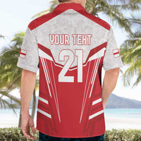 England Rugby Custom Hawaiian Shirt English Bull Dog Mascot Sporty