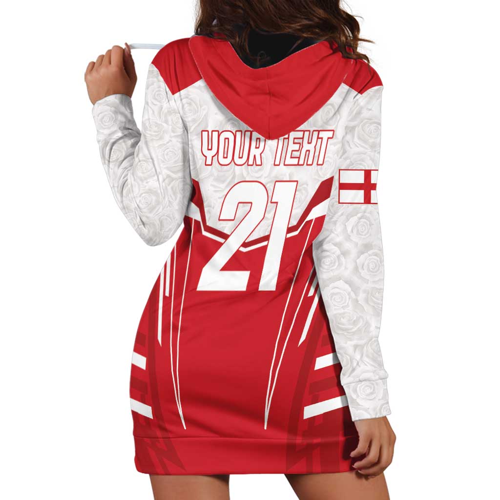 England Rugby Custom Hoodie Dress English Bull Dog Mascot Sporty