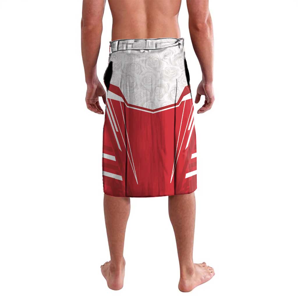 England Rugby Custom Lavalava English Bull Dog Mascot Sporty