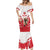 England Rugby Custom Mermaid Dress English Bull Dog Mascot Sporty