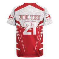 England Rugby Custom Rugby Jersey English Bull Dog Mascot Sporty