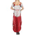 England Rugby Custom Summer Maxi Dress English Bull Dog Mascot Sporty