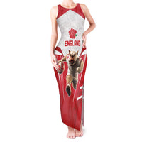 England Rugby Custom Tank Maxi Dress English Bull Dog Mascot Sporty