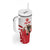 England Rugby Custom Tumbler With Handle English Bull Dog Mascot Sporty