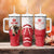 England Rugby Custom Tumbler With Handle English Bull Dog Mascot Sporty