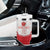 England Rugby Custom Tumbler With Handle English Bull Dog Mascot Sporty
