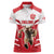 England Rugby Custom Women Polo Shirt English Bull Dog Mascot Sporty