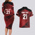 England Rugby Custom Couples Matching Long Sleeve Bodycon Dress and Hawaiian Shirt Lion Mascot Sporty