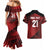 England Rugby Custom Couples Matching Mermaid Dress and Hawaiian Shirt Lion Mascot Sporty