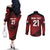 England Rugby Custom Couples Matching Off The Shoulder Long Sleeve Dress and Long Sleeve Button Shirt Lion Mascot Sporty