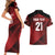 England Rugby Custom Couples Matching Short Sleeve Bodycon Dress and Hawaiian Shirt Lion Mascot Sporty