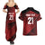 England Rugby Custom Couples Matching Summer Maxi Dress and Hawaiian Shirt Lion Mascot Sporty