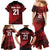 England Rugby Custom Family Matching Mermaid Dress and Hawaiian Shirt Lion Mascot Sporty