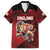 England Rugby Custom Family Matching Off The Shoulder Long Sleeve Dress and Hawaiian Shirt Lion Mascot Sporty