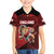 England Rugby Custom Family Matching Off The Shoulder Long Sleeve Dress and Hawaiian Shirt Lion Mascot Sporty